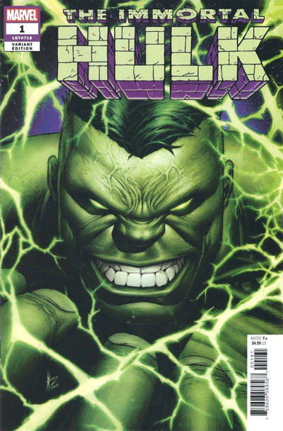 Cover for Immortal Hulk (Marvel, 2018 series) #1 [Dale Keown]