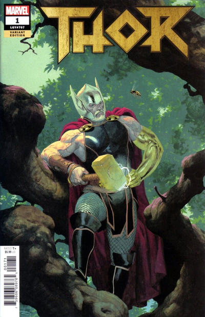 Cover for Thor (Marvel, 2018 series) #1 [Esad Ribić]