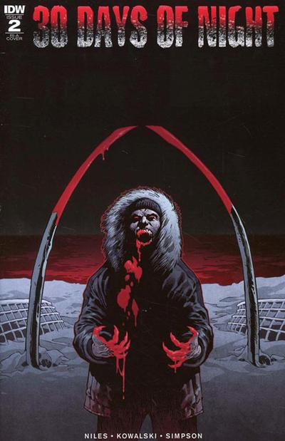 Cover for 30 Days of Night (IDW, 2017 series) #2 [Cover RI-A Gabriel Rodriguez]