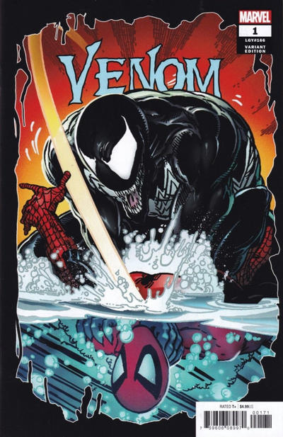 Cover for Venom (Marvel, 2018 series) #1 (166) [Variant Edition - Todd McFarlane Remastered Cover]