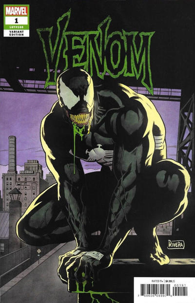 Cover for Venom (Marvel, 2018 series) #1 (166) [Variant Edition - Paolo Rivera Cover]
