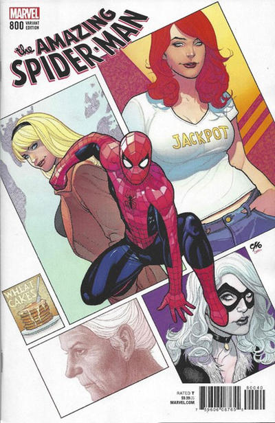Cover for Amazing Spider-Man (Marvel, 2015 series) #800 [Variant Edition - Frank Cho Cover]