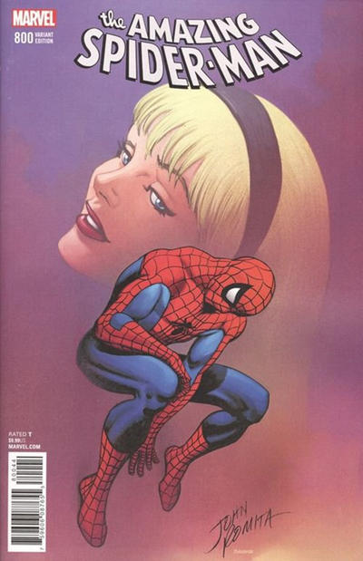 Cover for Amazing Spider-Man (Marvel, 2015 series) #800 [Variant Edition - John Romita Cover]