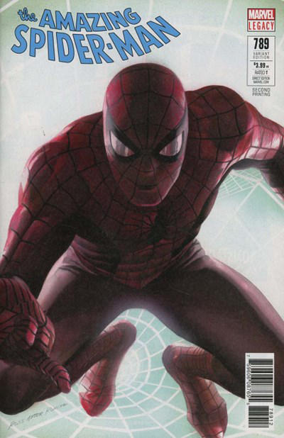 Cover for Amazing Spider-Man (Marvel, 2015 series) #789 [Variant Edition - Second Printing - Alex Ross Cover]