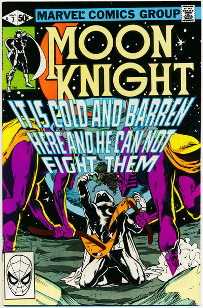 Cover for Moon Knight (Marvel, 1980 series) #7 [Direct]