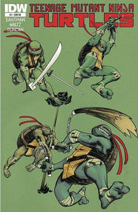 Cover Thumbnail for Teenage Mutant Ninja Turtles (IDW, 2011 series) #1 [Cover RE - NECRA New England Comic Retailer Alliance Exclusive Dan Duncan Variant]