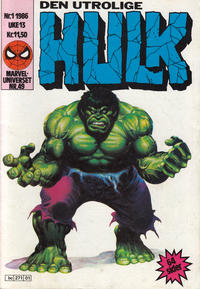 Cover Thumbnail for Hulk (Semic, 1984 series) #1/1986