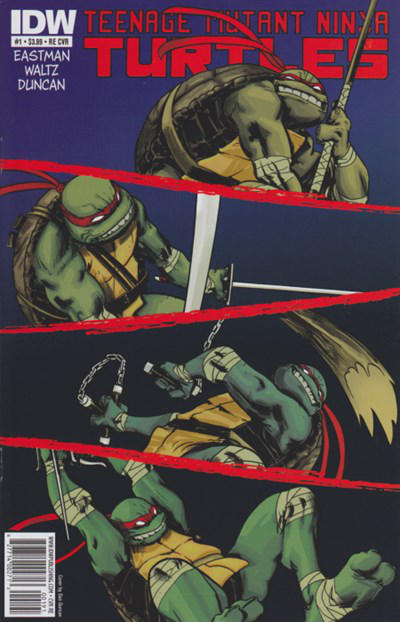 Cover for Teenage Mutant Ninja Turtles (IDW, 2011 series) #1 [Cover RE - Hastings Exclusive Dan Duncan Variant]