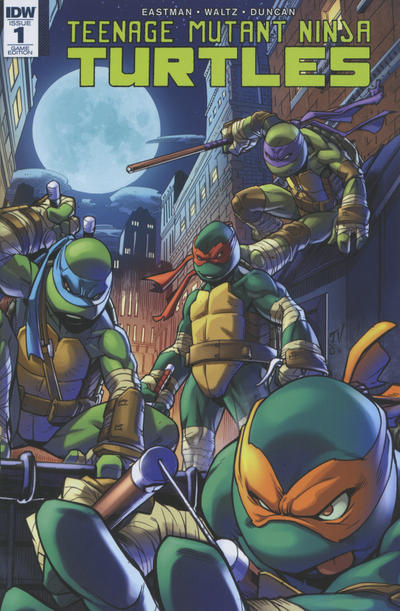 Cover for Teenage Mutant Ninja Turtles (IDW, 2011 series) #1 [Game Edition Exclusive - Tony Vargas]