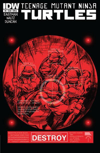 Cover for Teenage Mutant Ninja Turtles (IDW, 2011 series) #6 [Cover A - Dan Duncan]