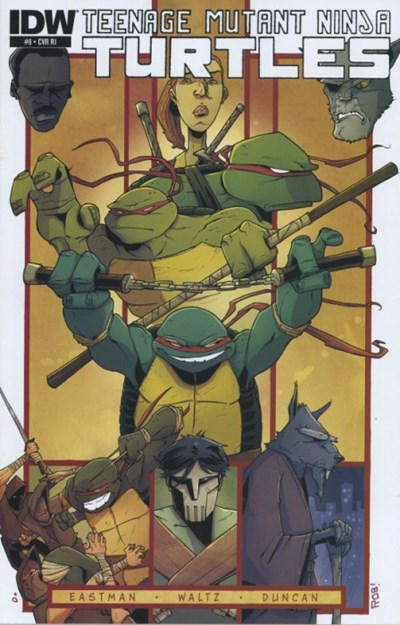 Cover for Teenage Mutant Ninja Turtles (IDW, 2011 series) #6 [Cover RI - Rob Guillory Variant]