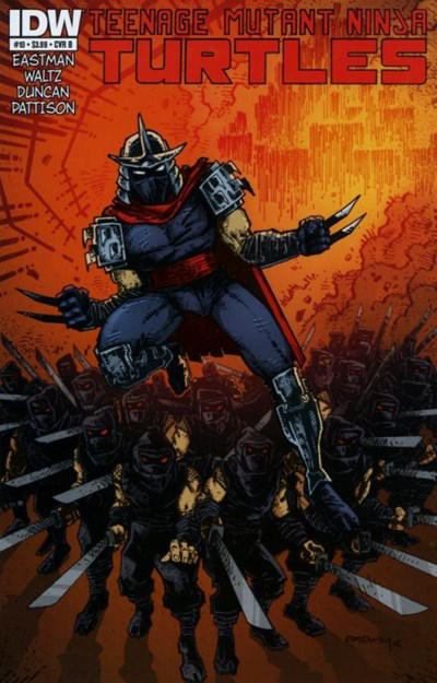 Cover for Teenage Mutant Ninja Turtles (IDW, 2011 series) #10 [Cover B - Kevin Eastman Variant]