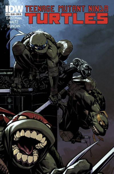 Cover for Teenage Mutant Ninja Turtles (IDW, 2011 series) #11 [Cover RI - Zach Howard]