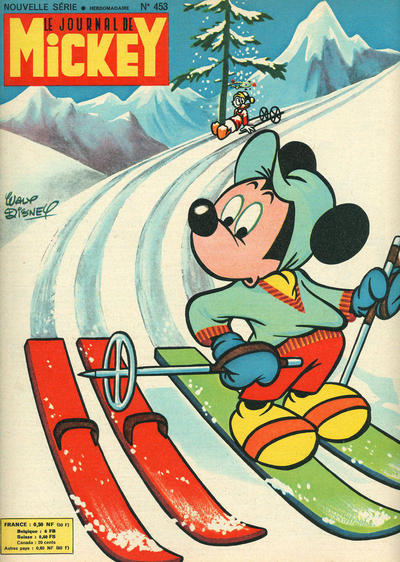 Cover for Le Journal de Mickey (Hachette, 1952 series) #453