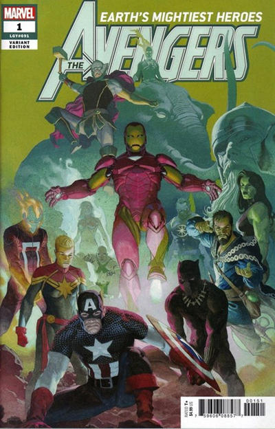 Cover for Avengers (Marvel, 2018 series) #1 [Esad Ribić]