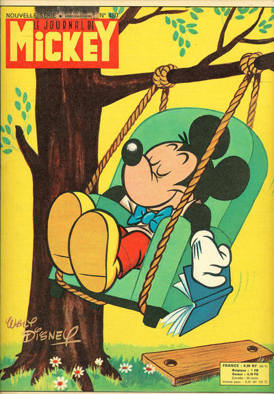 Cover for Le Journal de Mickey (Hachette, 1952 series) #480