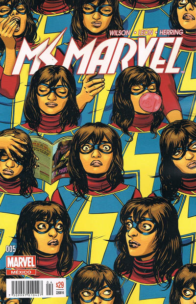 Cover for Ms. Marvel (Editorial Televisa, 2016 series) #5