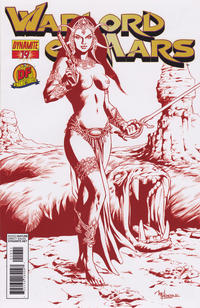 Cover Thumbnail for Warlord of Mars (Dynamite Entertainment, 2010 series) #19 [Jose Malaga Risque Red Dynamic Forces Exclusive]