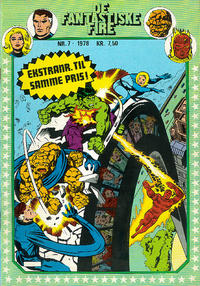 Cover Thumbnail for De Fantastiske Fire (Winthers Forlag, 1978 series) #7