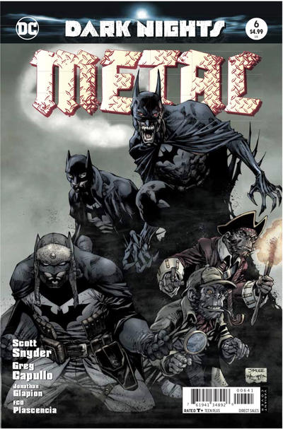 Cover for Dark Nights: Metal (DC, 2017 series) #6 [Jim Lee & Scott Williams Variant Cover]