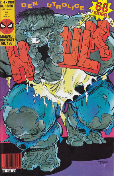 Cover for Hulk (Semic, 1984 series) #4/1991