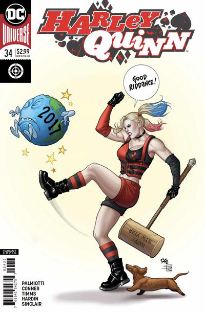 Cover for Harley Quinn (DC, 2016 series) #34 [Frank Cho Cover]