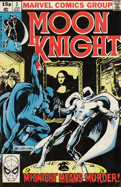 Cover for Moon Knight (Marvel, 1980 series) #3 [British]