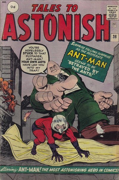 Cover for Tales to Astonish (Marvel, 1959 series) #38 [British]