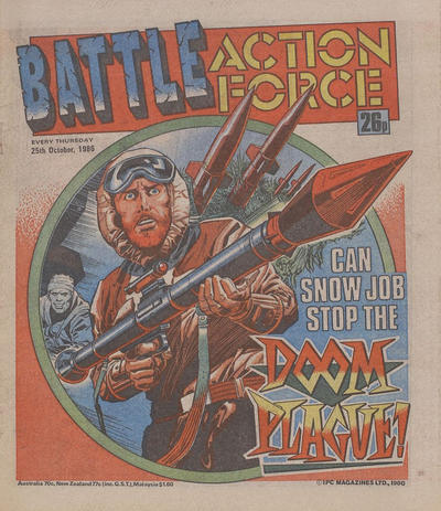 Cover for Battle Action Force (IPC, 1983 series) #25 October 1986 [599]