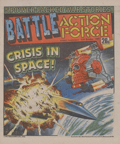 Cover for Battle Action Force (IPC, 1983 series) #11 October 1986 [597]