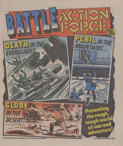 Cover for Battle Action Force (IPC, 1983 series) #20 September 1986 [594]