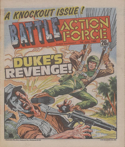 Cover for Battle Action Force (IPC, 1983 series) #7 June 1986 [579]
