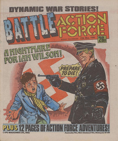 Cover for Battle Action Force (IPC, 1983 series) #17 May 1986 [576]