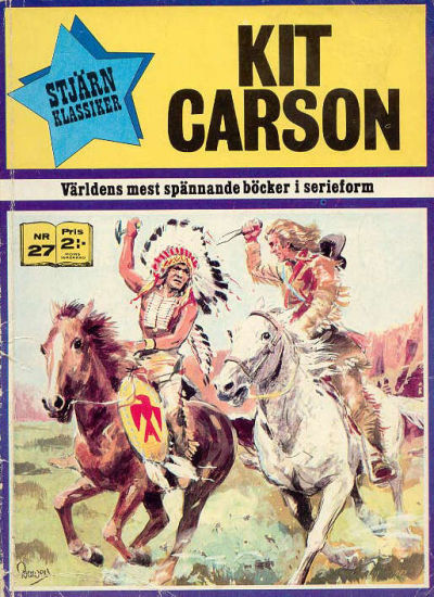 Cover for Stjärnklassiker (Williams Förlags AB, 1970 series) #27 - Kit Carson