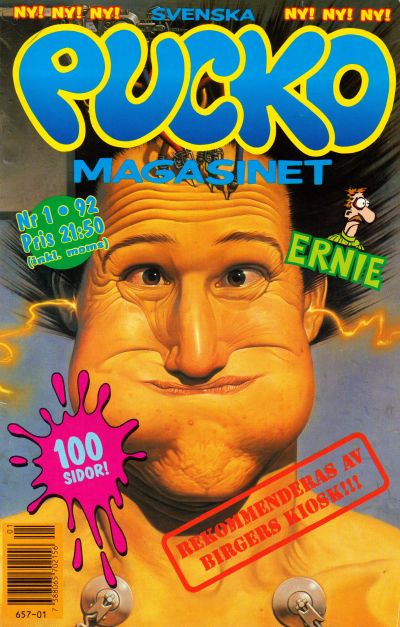 Cover for Svenska puckomagasinet (Atlantic Förlags AB, 1992 series) #1/1992
