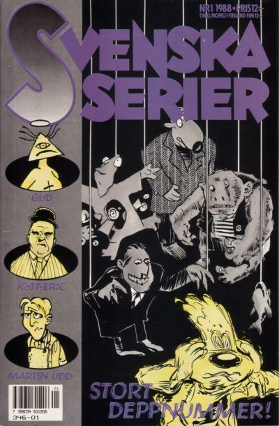 Cover for Svenska serier (Semic, 1987 series) #1/1988