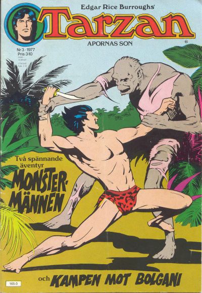 Cover for Tarzan (Atlantic Förlags AB, 1977 series) #3/1977