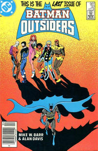 Cover Thumbnail for Batman and the Outsiders (DC, 1983 series) #32 [Canadian]