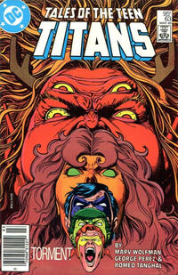 Cover for Tales of the Teen Titans (DC, 1984 series) #63 [Canadian]