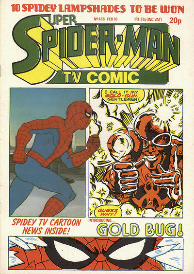 Cover for Super Spider-Man TV Comic (Marvel UK, 1981 series) #466