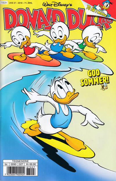 Cover for Donald Duck & Co (Hjemmet / Egmont, 1948 series) #27/2018