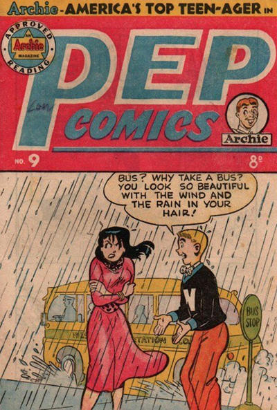Cover for Pep Comics (H. John Edwards, 1951 series) #9