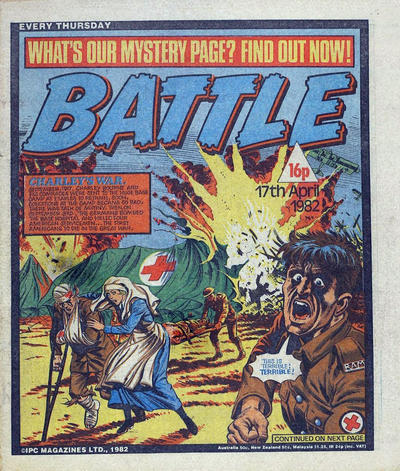 Cover for Battle (IPC, 1981 series) #17 April 1982 [363]