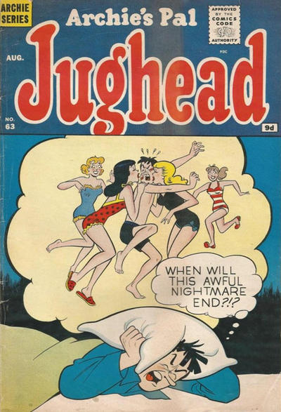 Cover for Archie's Pal Jughead (Archie, 1949 series) #63 [British]