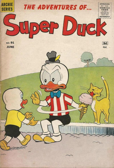 Cover for Super Duck Comics (Archie, 1944 series) #91 [British]