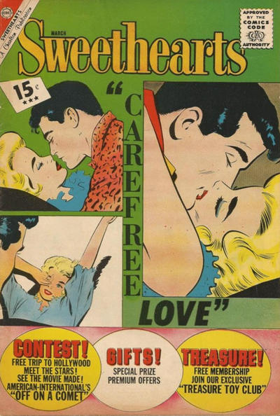 Cover for Sweethearts (Charlton, 1954 series) #64 [15 cent price]