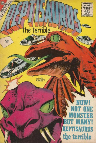 Cover for Reptisaurus (Charlton, 1962 series) #3 [British]