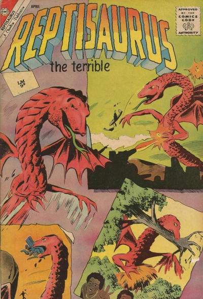 Cover for Reptisaurus (Charlton, 1962 series) #4 [British]