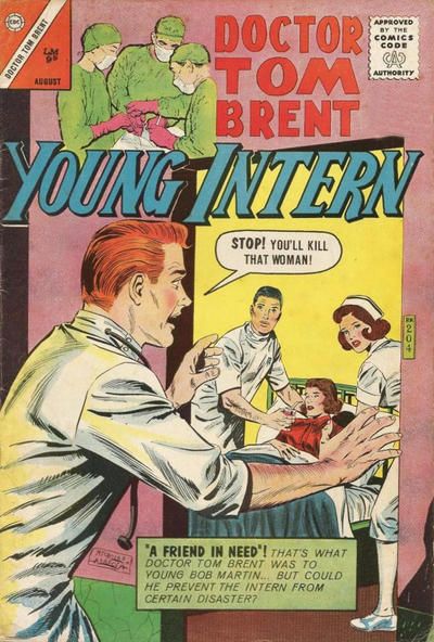 Cover for Doctor Tom Brent, Young Intern (Charlton, 1963 series) #4 [British]