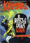 Cover for Kriminal (Editoriale Corno, 1964 series) #52